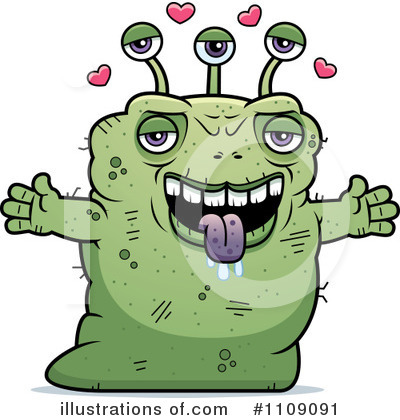Royalty-Free (RF) Alien Clipart Illustration by Cory Thoman - Stock Sample #1109091