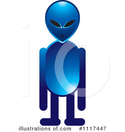 Royalty-Free (RF) Alien Clipart Illustration by Lal Perera - Stock Sample #1117447