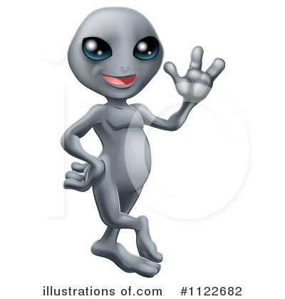 Royalty-Free (RF) Alien Clipart Illustration by AtStockIllustration - Stock Sample #1122682