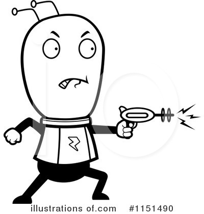 Royalty-Free (RF) Alien Clipart Illustration by Cory Thoman - Stock Sample #1151490