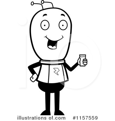 Royalty-Free (RF) Alien Clipart Illustration by Cory Thoman - Stock Sample #1157559