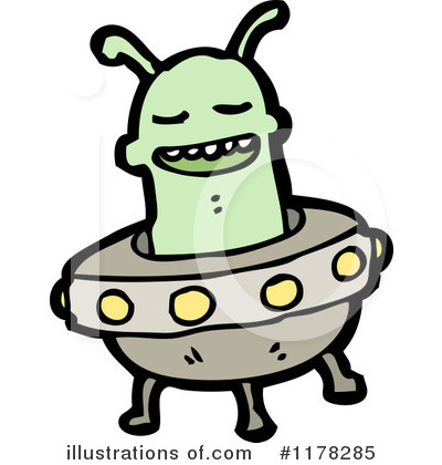 Royalty-Free (RF) Alien Clipart Illustration by lineartestpilot - Stock Sample #1178285