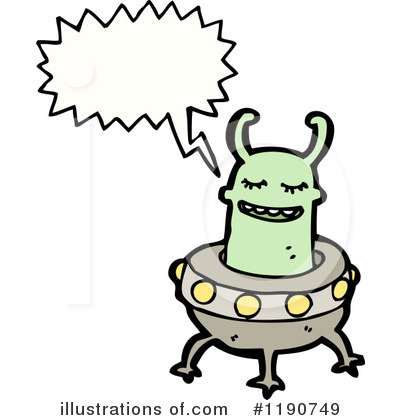 Royalty-Free (RF) Alien Clipart Illustration by lineartestpilot - Stock Sample #1190749
