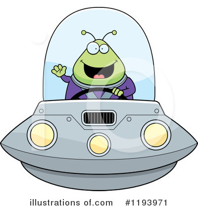 Royalty-Free (RF) Alien Clipart Illustration by Cory Thoman - Stock Sample #1193971