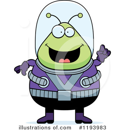 Royalty-Free (RF) Alien Clipart Illustration by Cory Thoman - Stock Sample #1193983