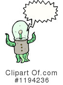 Alien Clipart #1194236 by lineartestpilot