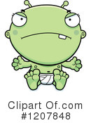 Alien Clipart #1207848 by Cory Thoman