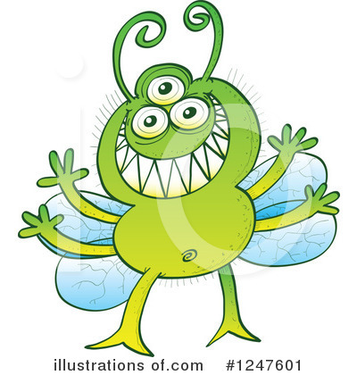 Royalty-Free (RF) Alien Clipart Illustration by Zooco - Stock Sample #1247601
