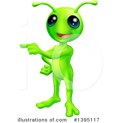 Royalty-Free (RF) Alien Clipart Illustration by AtStockIllustration - Stock Sample #1395117