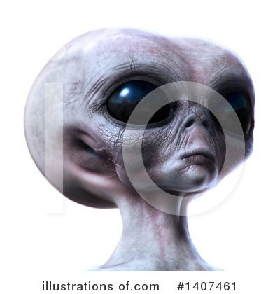 Royalty-Free (RF) Alien Clipart Illustration by Leo Blanchette - Stock Sample #1407461
