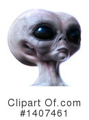 Alien Clipart #1407461 by Leo Blanchette