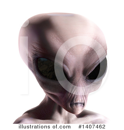 Alien Clipart #1407462 by Leo Blanchette