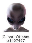 Alien Clipart #1407467 by Leo Blanchette