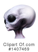 Alien Clipart #1407469 by Leo Blanchette