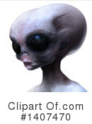 Alien Clipart #1407470 by Leo Blanchette