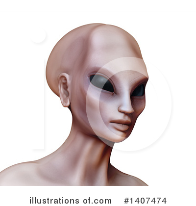 Royalty-Free (RF) Alien Clipart Illustration by Leo Blanchette - Stock Sample #1407474