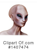 Alien Clipart #1407474 by Leo Blanchette