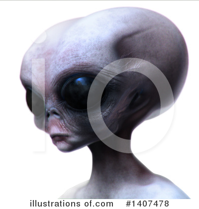 Royalty-Free (RF) Alien Clipart Illustration by Leo Blanchette - Stock Sample #1407478