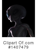 Alien Clipart #1407479 by Leo Blanchette