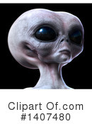 Alien Clipart #1407480 by Leo Blanchette