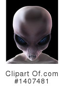 Alien Clipart #1407481 by Leo Blanchette