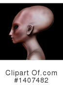 Alien Clipart #1407482 by Leo Blanchette