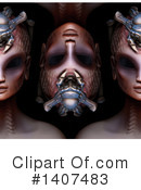 Alien Clipart #1407483 by Leo Blanchette