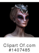 Alien Clipart #1407485 by Leo Blanchette