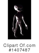 Alien Clipart #1407487 by Leo Blanchette