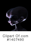 Alien Clipart #1407490 by Leo Blanchette