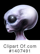 Alien Clipart #1407491 by Leo Blanchette