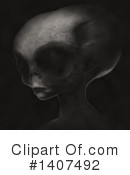 Alien Clipart #1407492 by Leo Blanchette