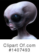 Alien Clipart #1407493 by Leo Blanchette