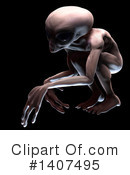 Alien Clipart #1407495 by Leo Blanchette
