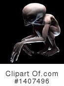 Alien Clipart #1407496 by Leo Blanchette