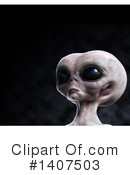 Alien Clipart #1407503 by Leo Blanchette