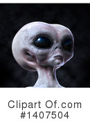 Alien Clipart #1407504 by Leo Blanchette