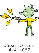 Alien Clipart #1411067 by lineartestpilot