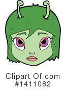 Alien Clipart #1411082 by lineartestpilot