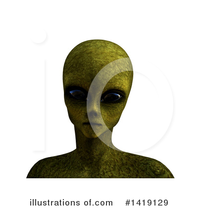 Royalty-Free (RF) Alien Clipart Illustration by KJ Pargeter - Stock Sample #1419129