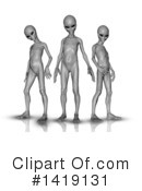 Alien Clipart #1419131 by KJ Pargeter