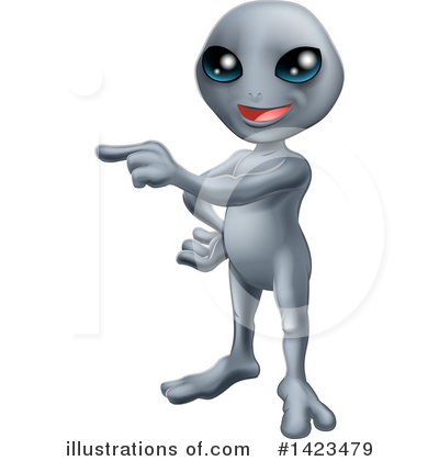 Royalty-Free (RF) Alien Clipart Illustration by AtStockIllustration - Stock Sample #1423479