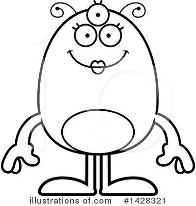 Royalty-Free (RF) Alien Clipart Illustration by Cory Thoman - Stock Sample #1428321