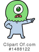 Alien Clipart #1488122 by lineartestpilot