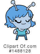 Alien Clipart #1488128 by lineartestpilot