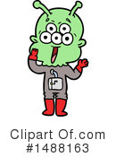 Alien Clipart #1488163 by lineartestpilot