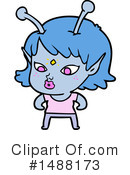 Alien Clipart #1488173 by lineartestpilot