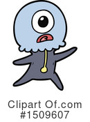 Alien Clipart #1509607 by lineartestpilot