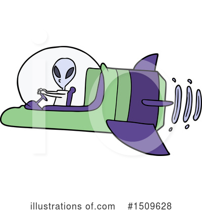 Royalty-Free (RF) Alien Clipart Illustration by lineartestpilot - Stock Sample #1509628