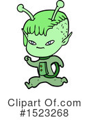 Alien Clipart #1523268 by lineartestpilot